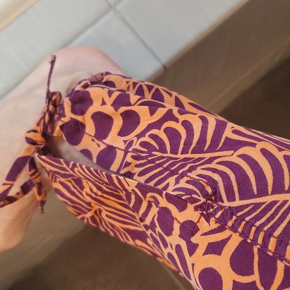 Sundance relaxed drawstring vibrant color pants - Picture 2 of 6